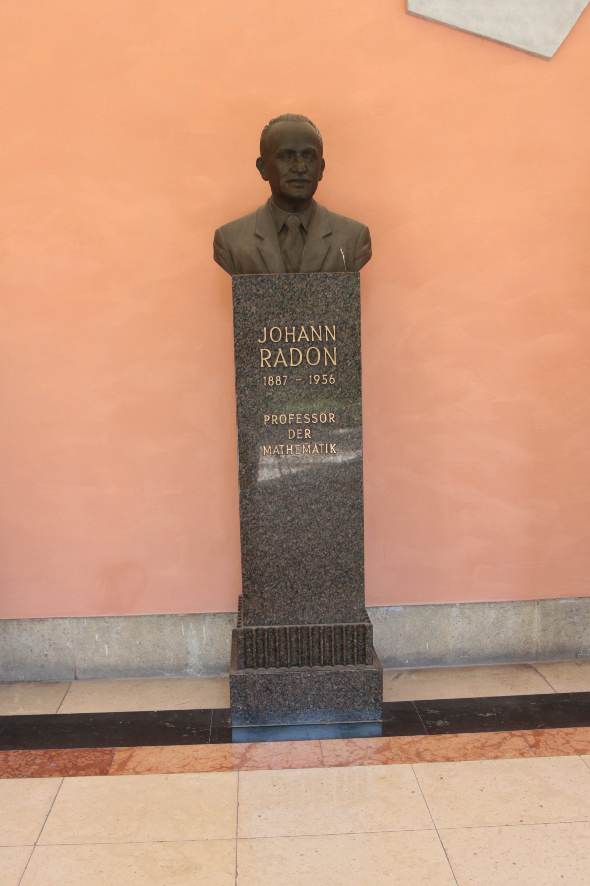 Johann Radon, Medical monuments B, UNI Vienna - 01.JPG
